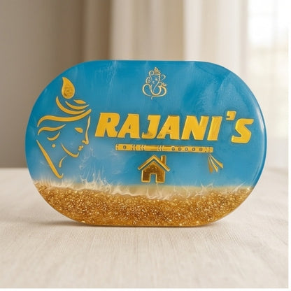 Ocean Style Resin House Name Plate