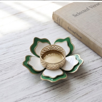 Resin Tea Light Candle Holder – Set of 4